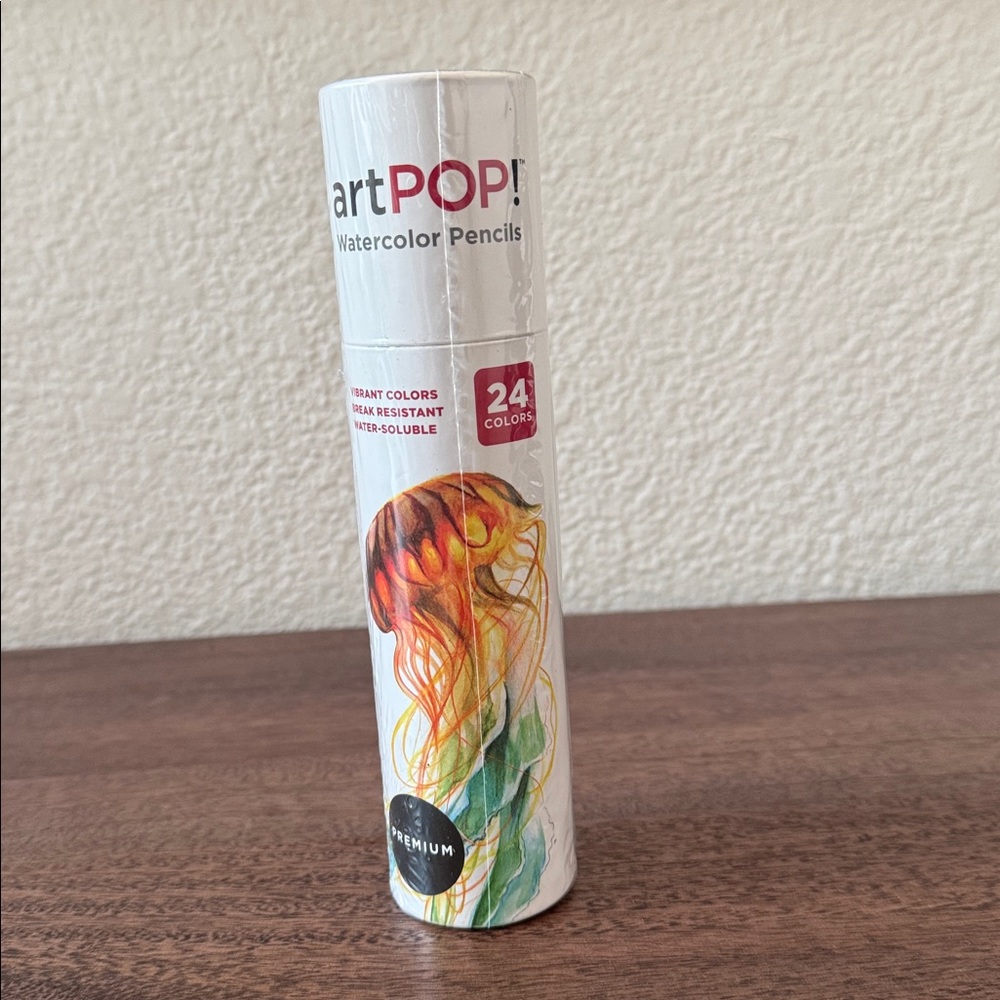 NEW! artPOP! Premium Watercolor Pencils set of 24 Vibrant Colored Pencils Sealed - Picture 4 of 9